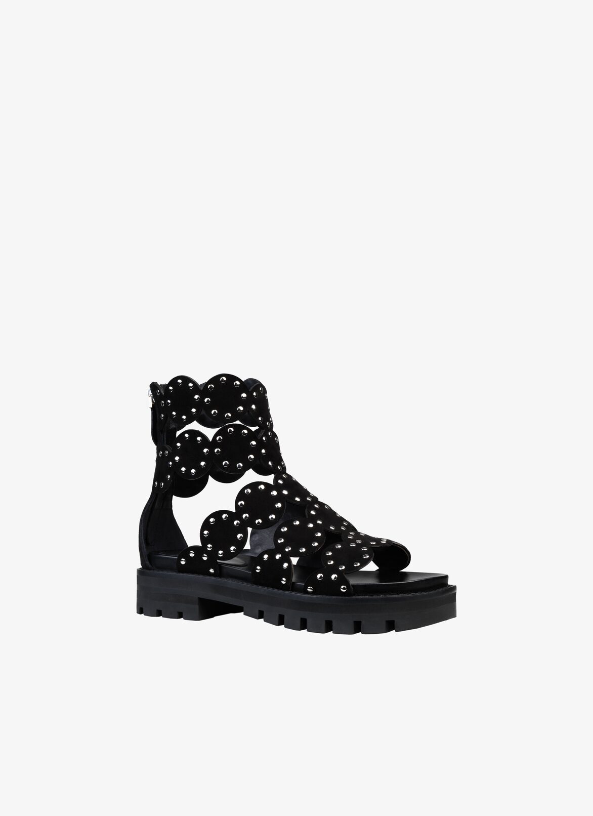 PLATFORM SANDALS ALAÏA BLACK PLATFORM SANDALS